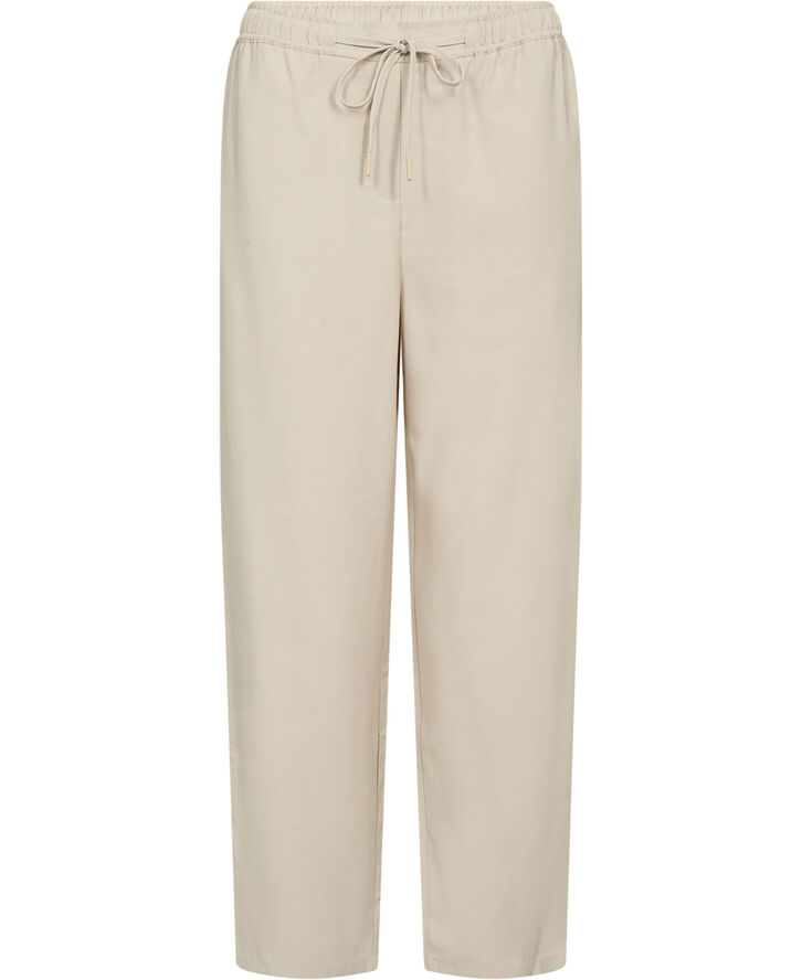 Drawstring flowy trousers