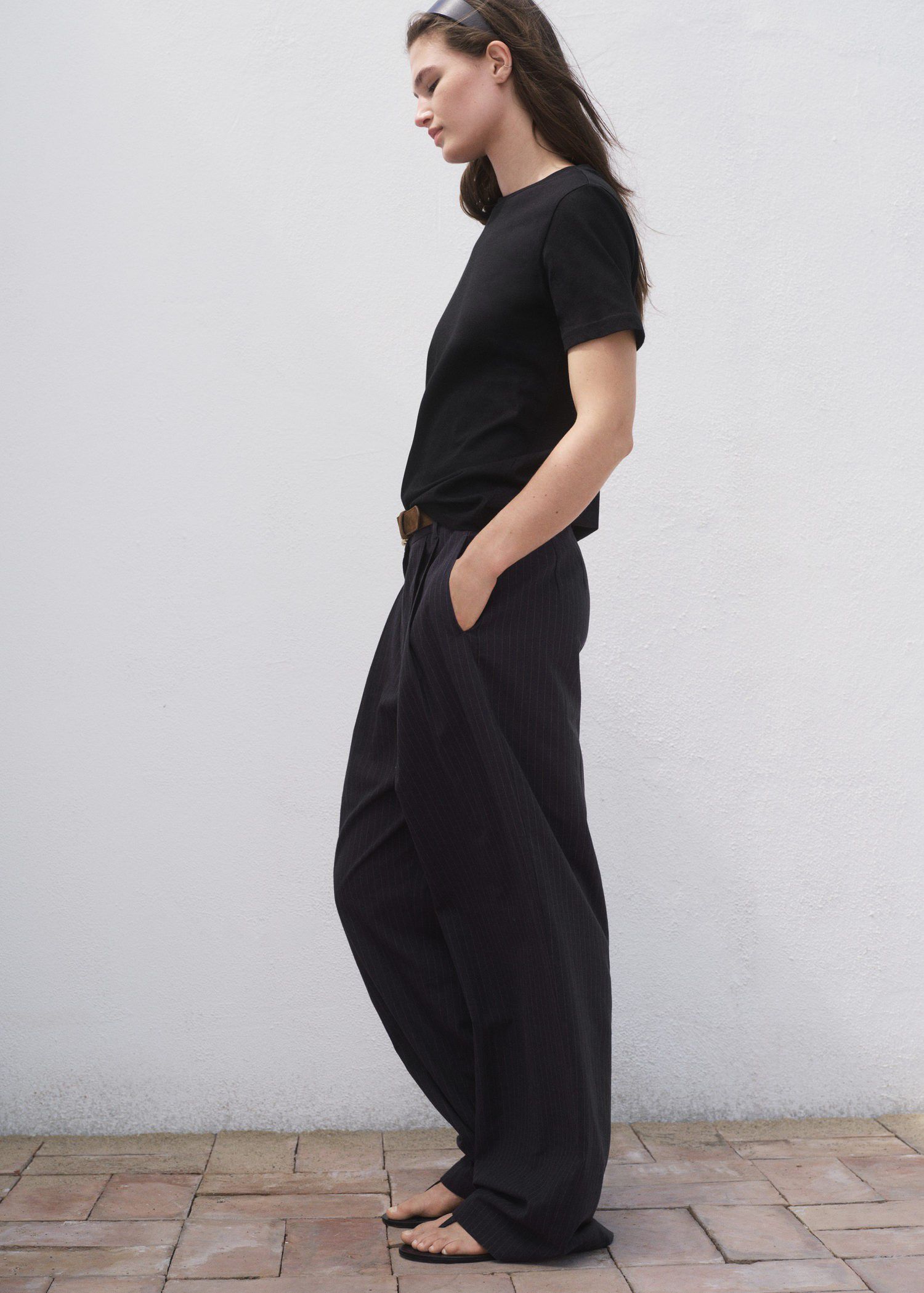 Cotton short-sleeved t-shirt