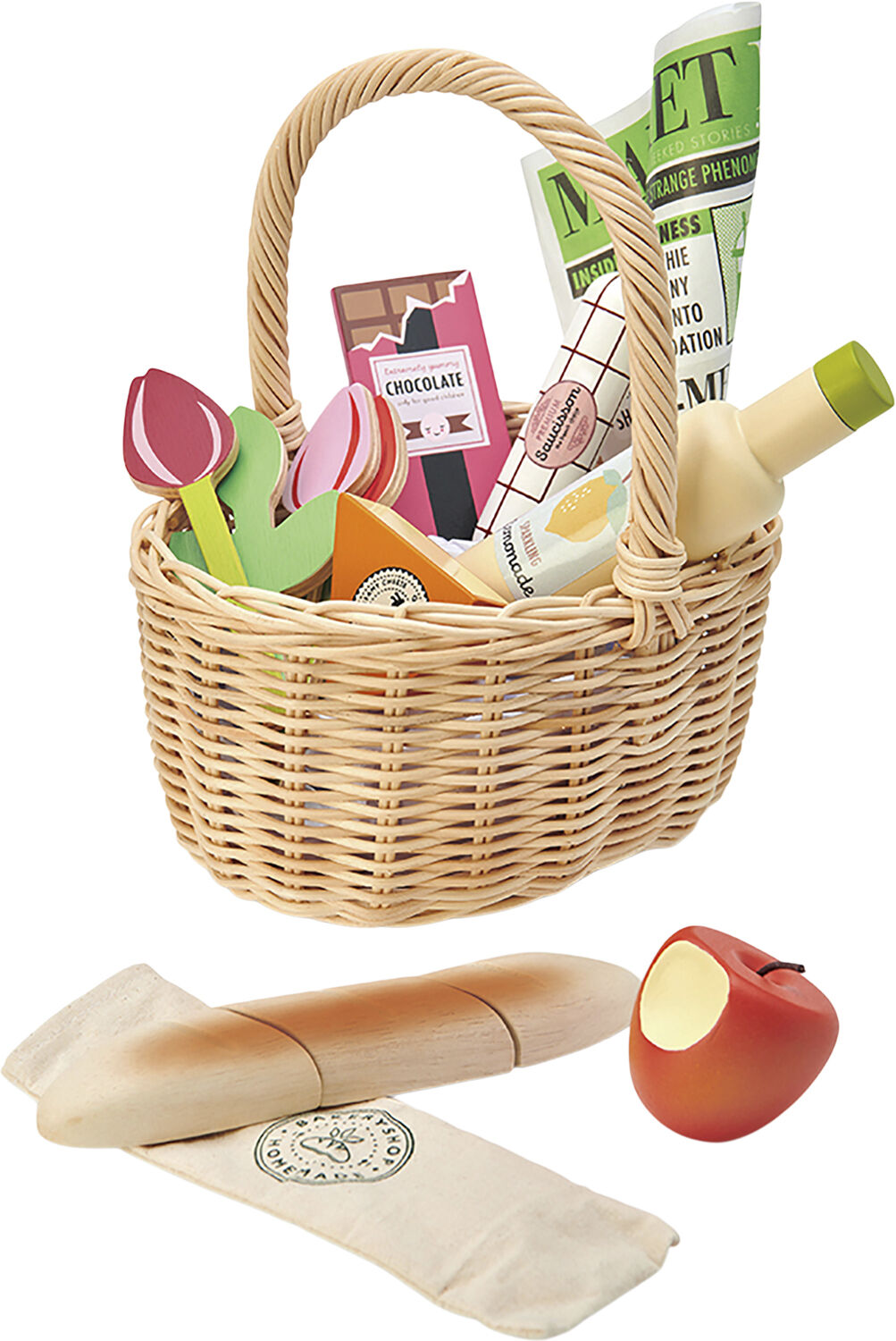 Tender Leaf - Flettet kurv med varer