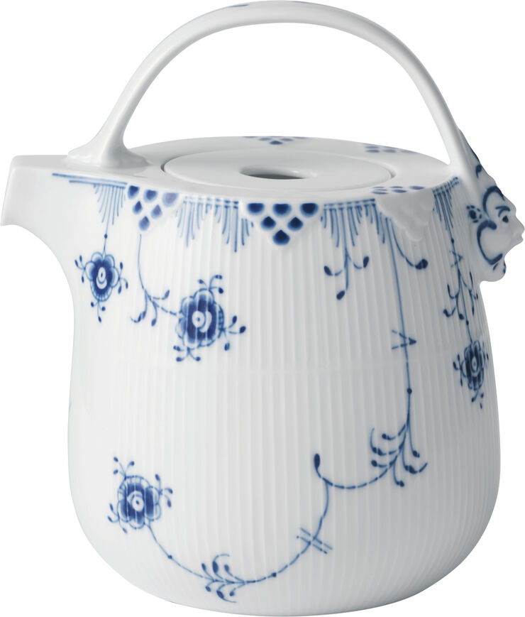 Blå Elements 95 cl. tekande med låg