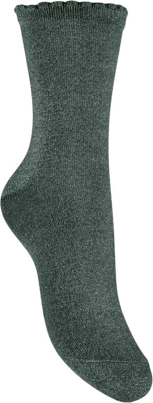 PCSEBBY GLITTER LONG 1 PACK SOCKS N