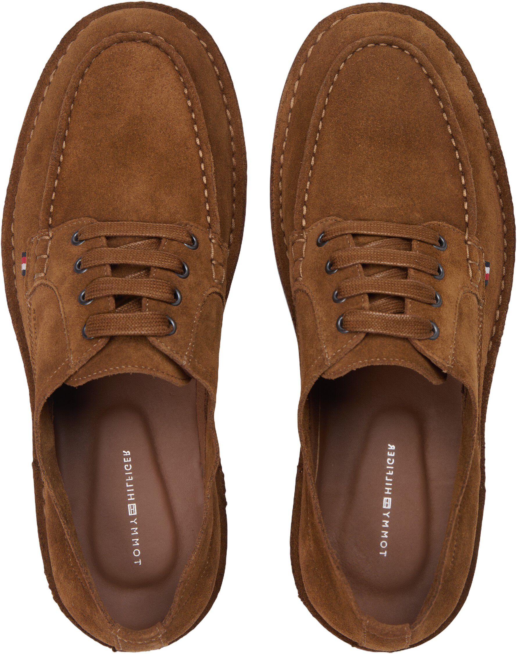 HILFIGER STITCHDOWN SUEDE DERBY
