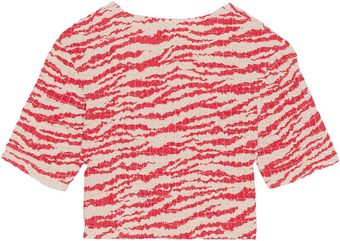 Printed Light Georgette Cropped Smo