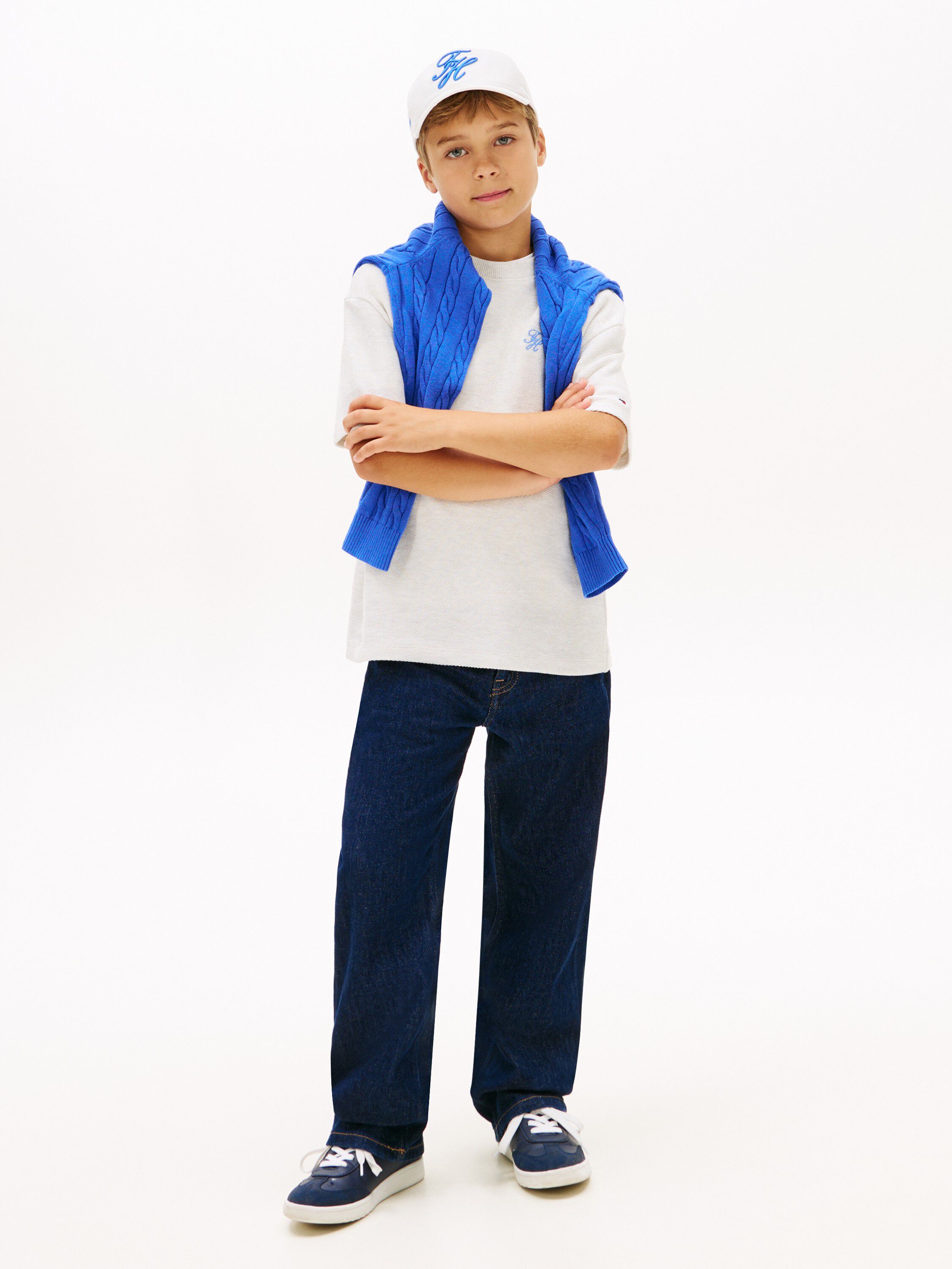 Logo Embroidery Jersey Twill T-Shirt