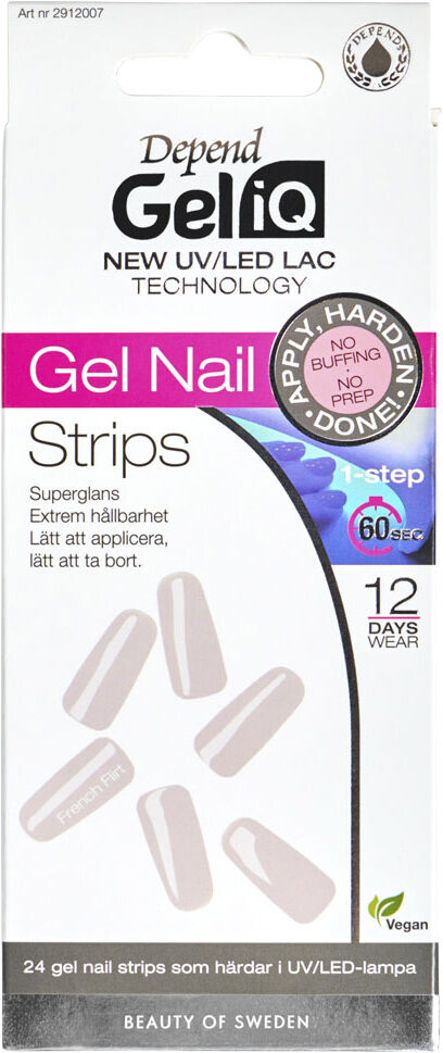 Gel iQ Gel Nail Strips Semi cured n