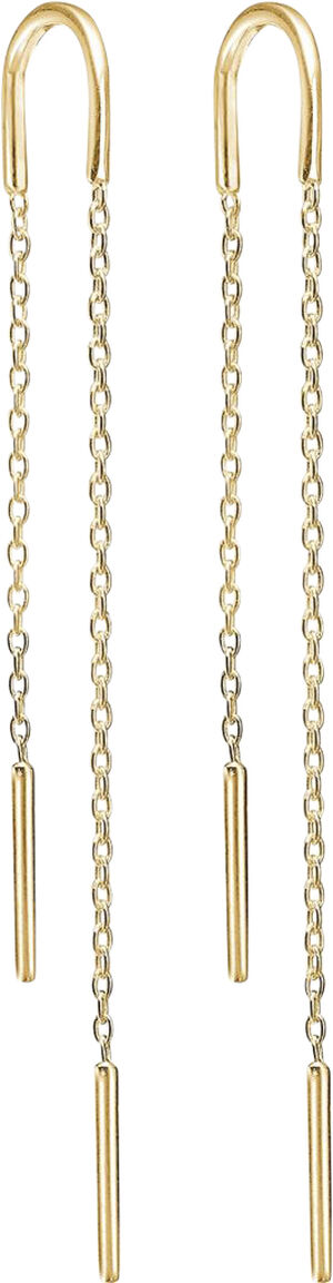 Earring, Hoop Chain