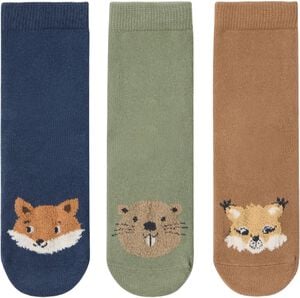 3-pack strumpor med anti-slip och d