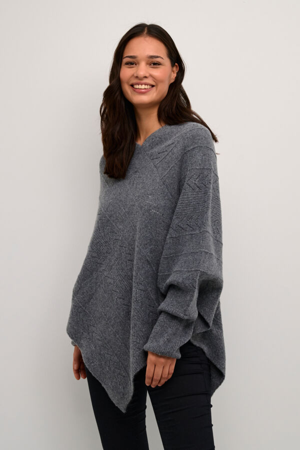 CRHoliday Knit Poncho