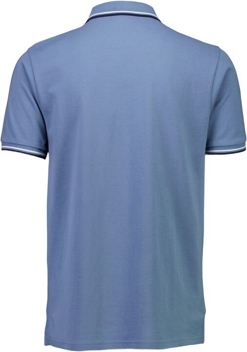 Polo shirt w. zip neck