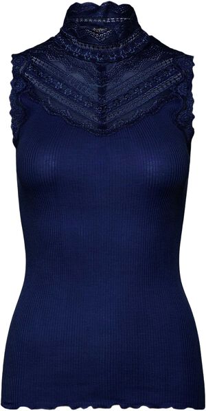 Silk top w/ lace