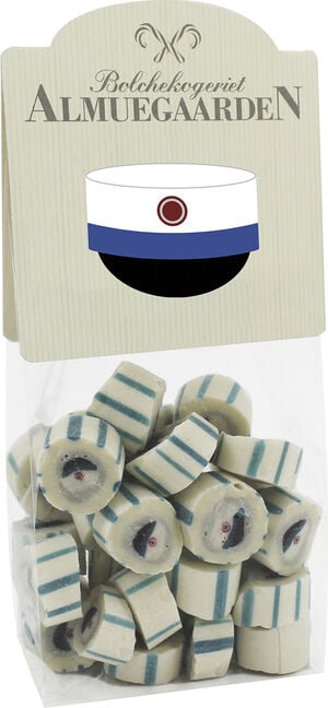 Blå Student bolcher med smag af brombær