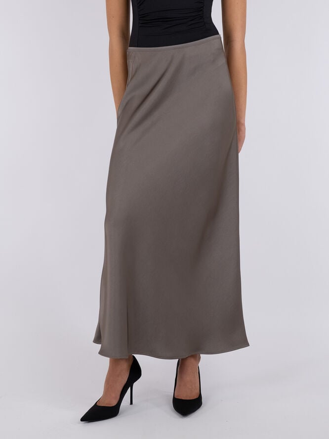 Vicky Heavy Sateen Skirt