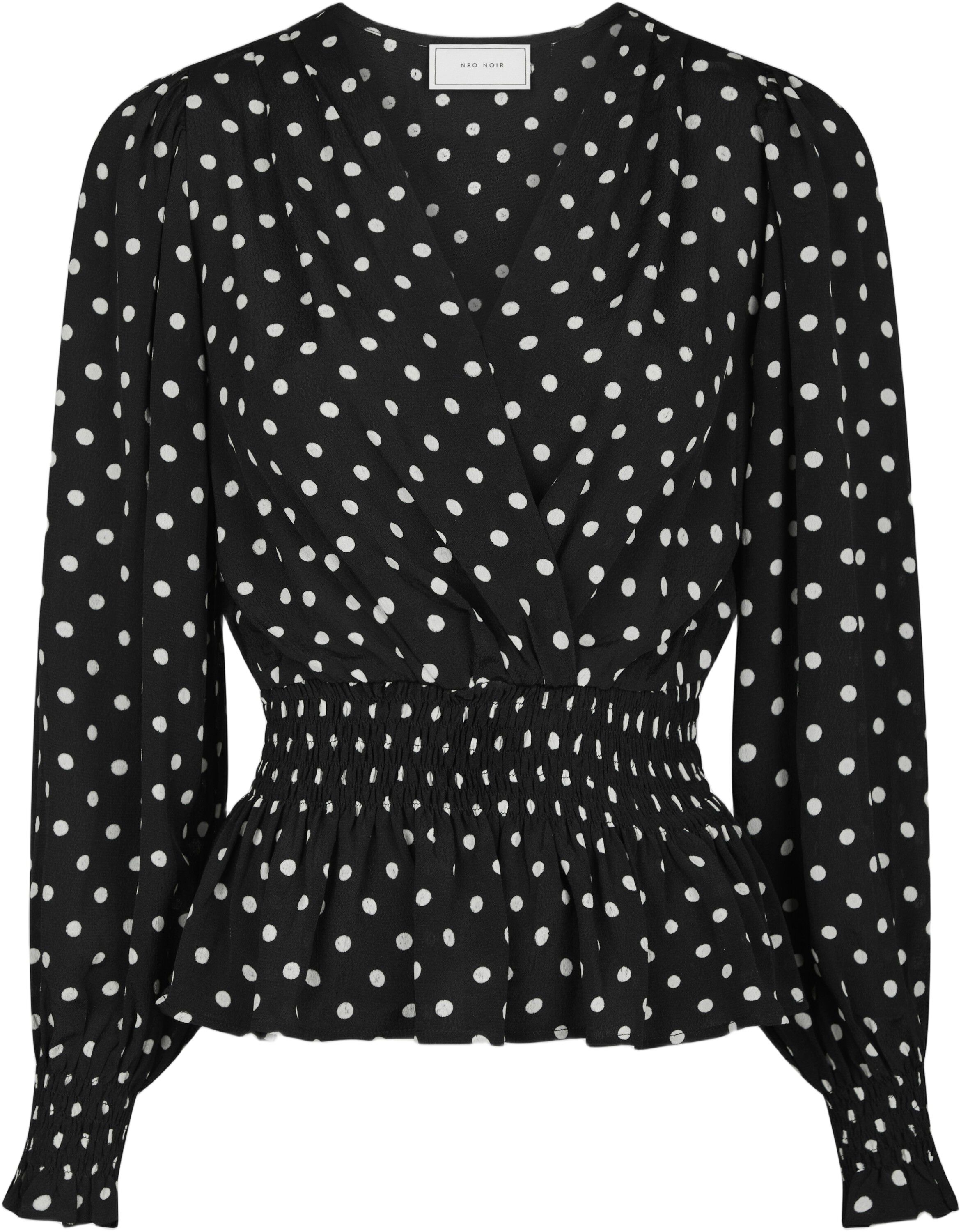 Tamona Crepe Dot Blouse