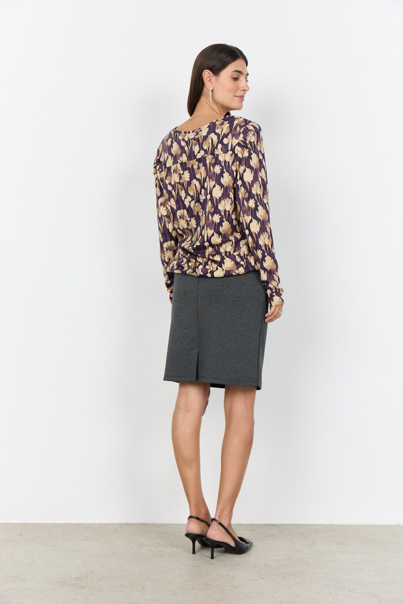 SC-FELICITY AOP 525 Bluse Lilla