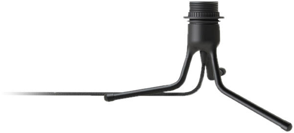 Tripod Base matt black H 18,6 cm