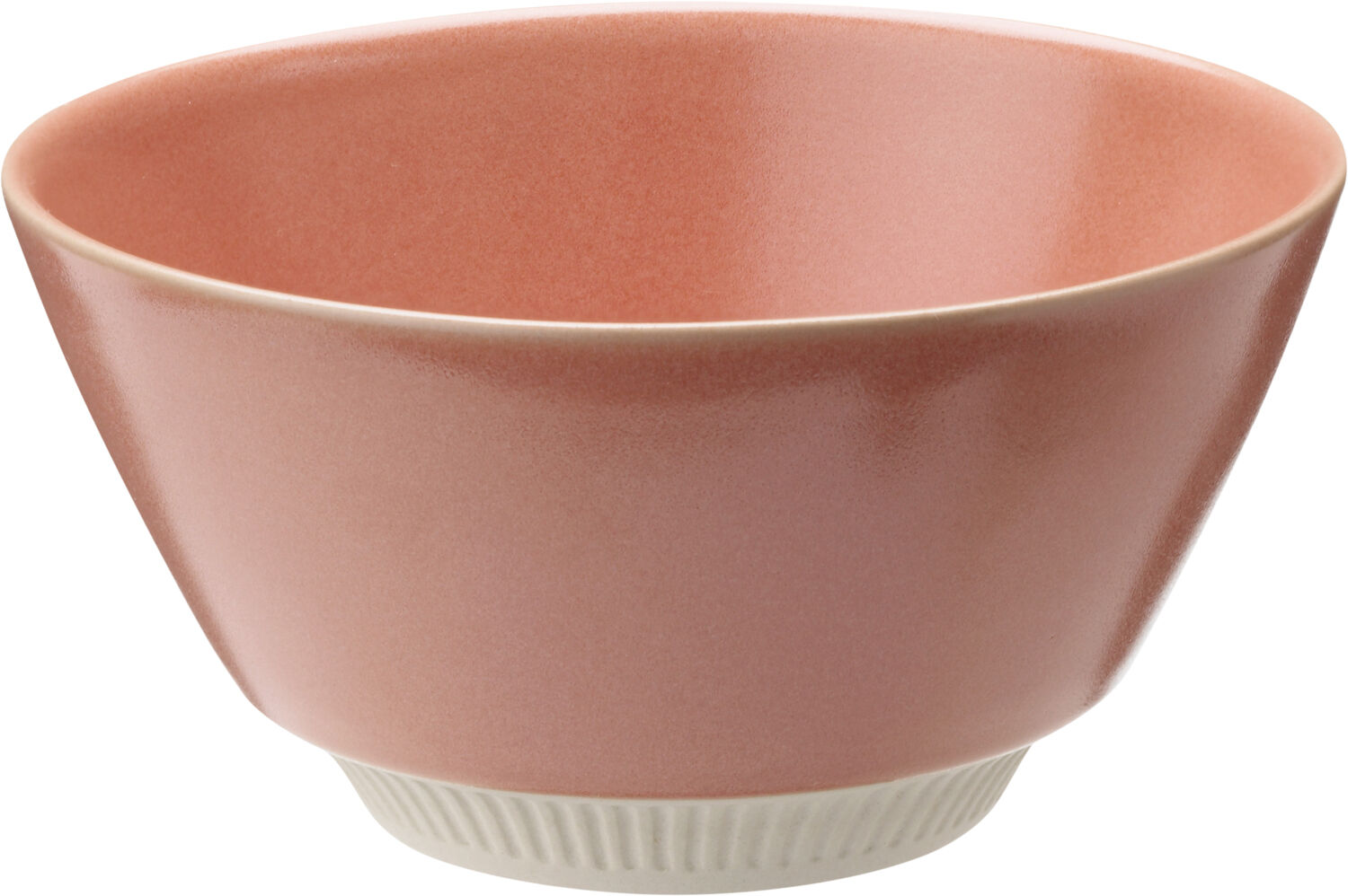 Knabstrup Colorit, sk&aring;l, koral, &Oslash;14 cm