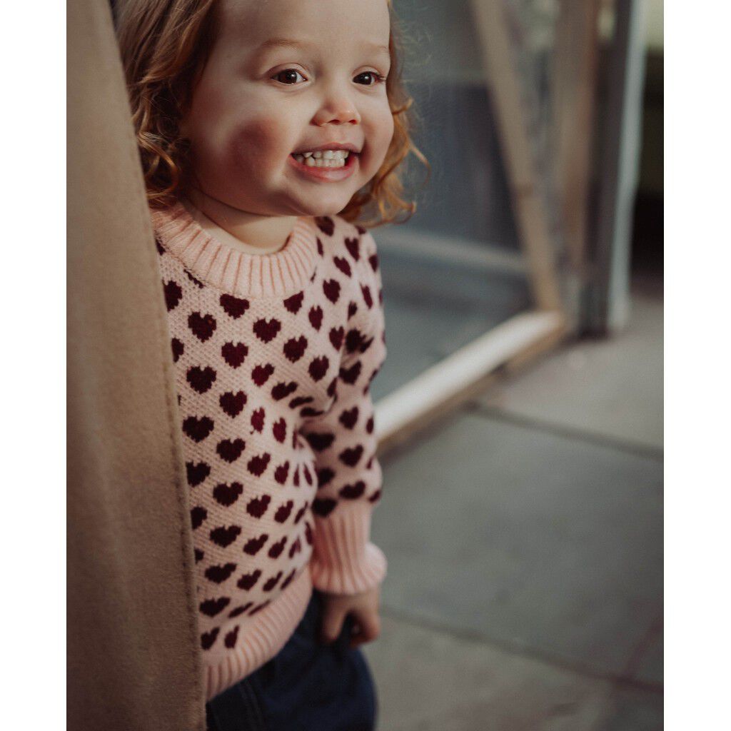 JANIE CASHMERE HEART PULLOVER