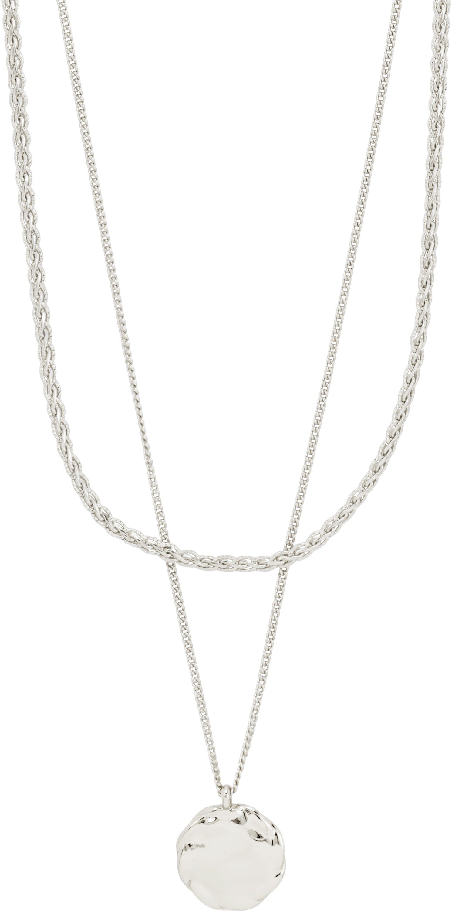 DECLAN necklace 2-in-1 set, silver-plated