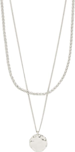 DECLAN necklace 2-in-1 set, silver-plated