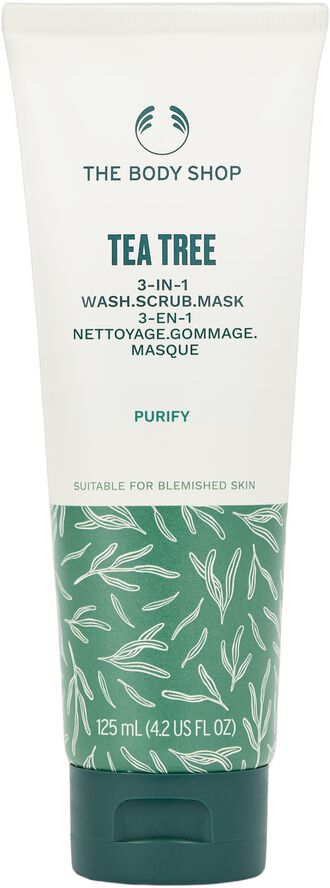 Tea Tree 3-in-1 Wash, Scrub & Mask