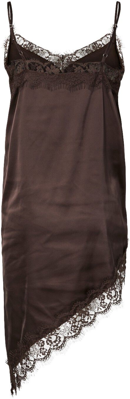 PCNOMI SL SATIN LACE DRESS WVN D2D