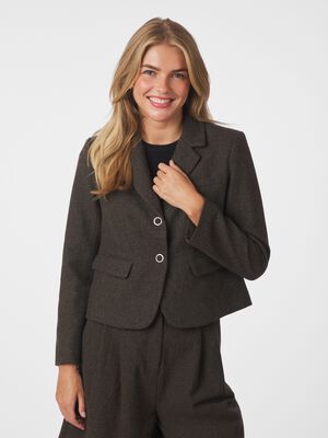 Waed Mini Check Blazer