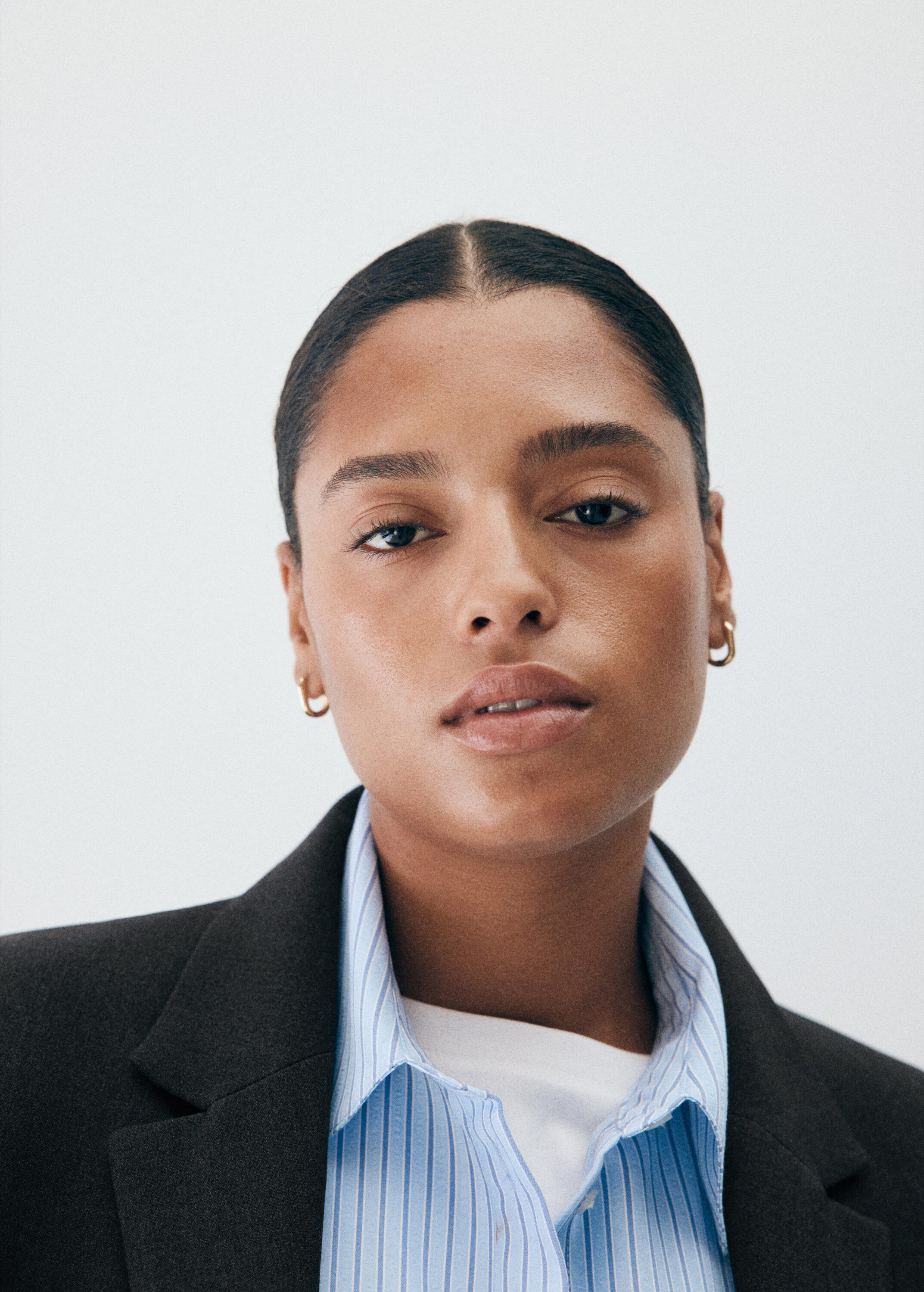 Straight-fit suit blazer