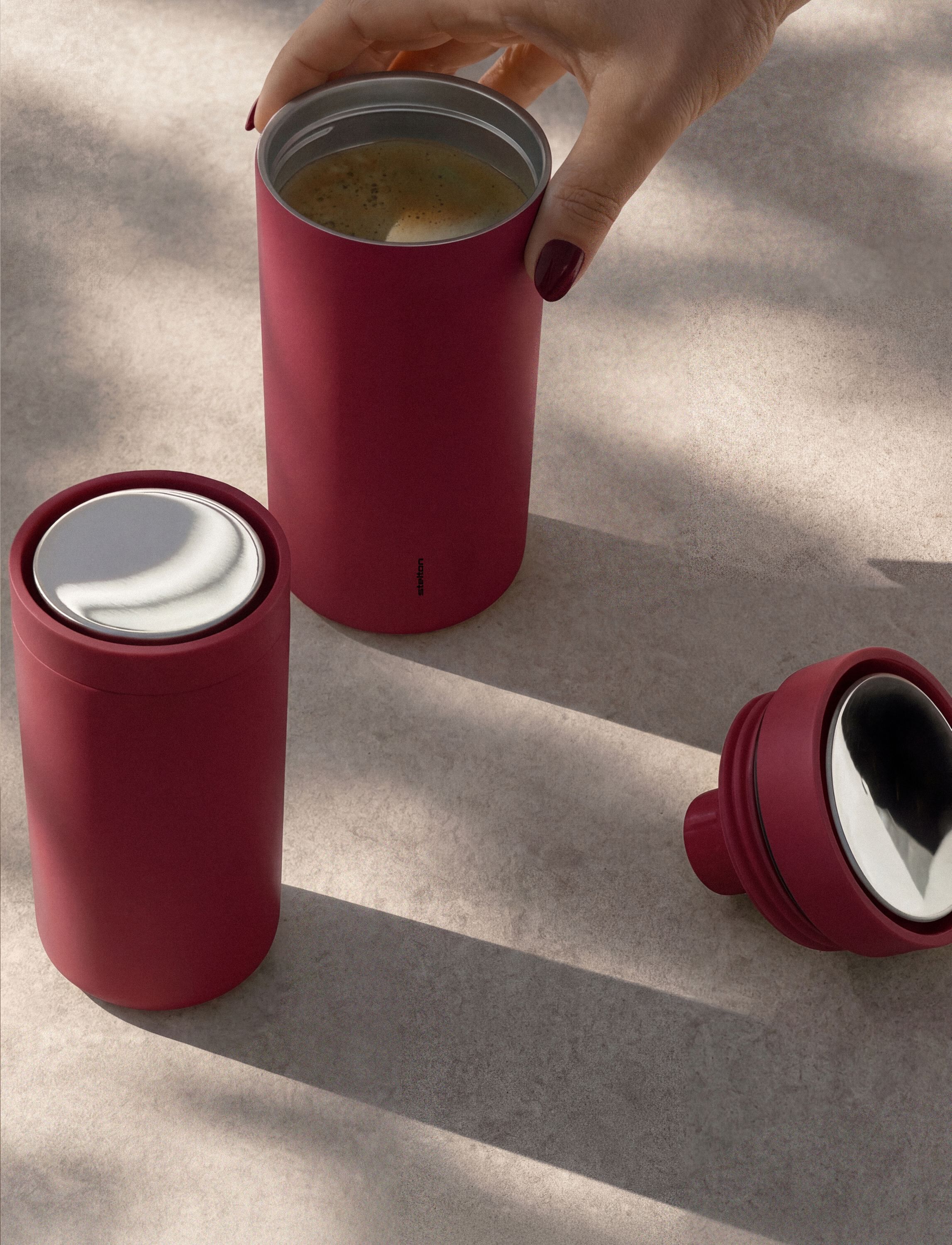 To Go Click termokop 0.4 l. soft cherry red