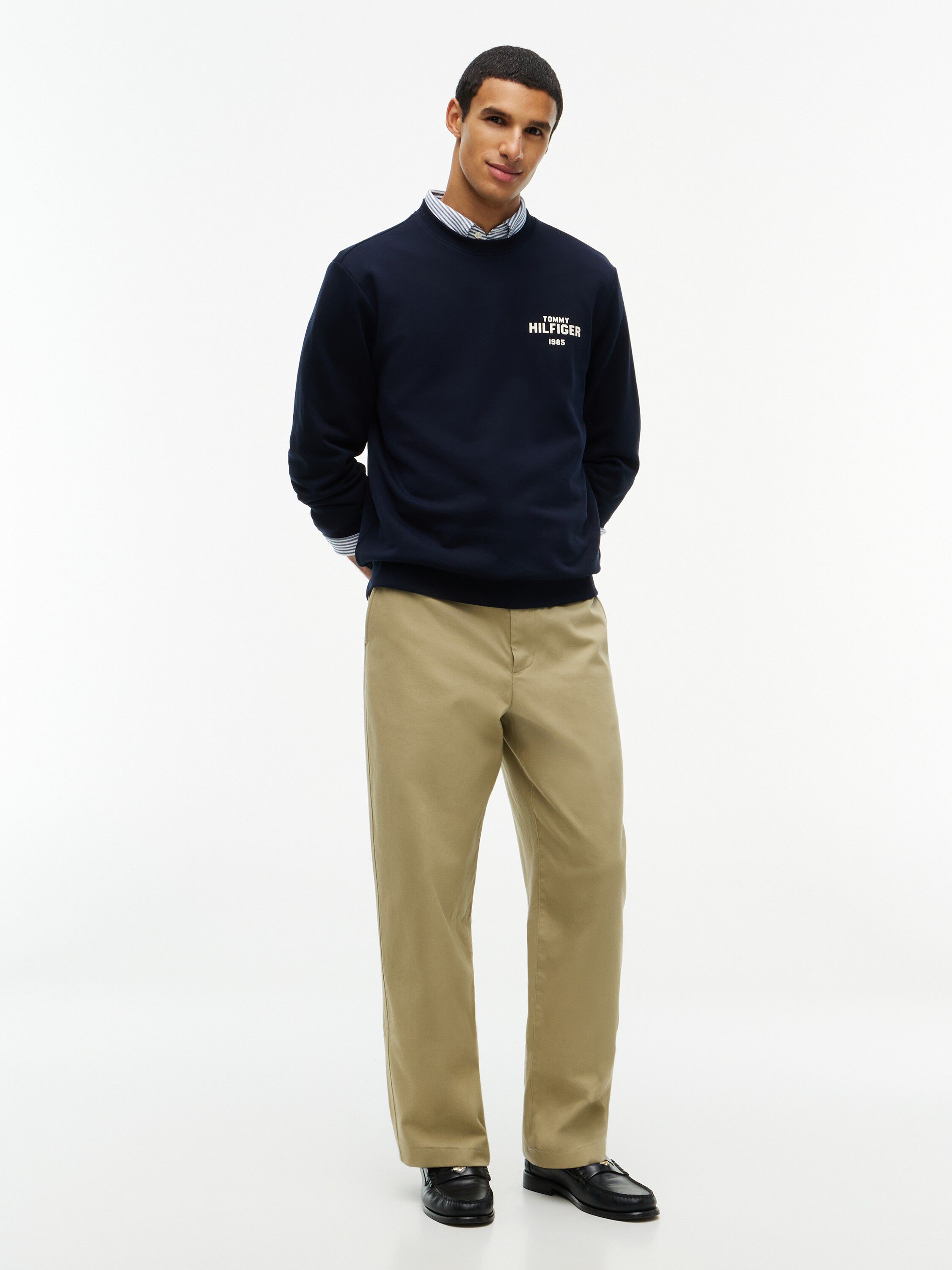 1985 Logo Terry Crew Neck Sweatshirt