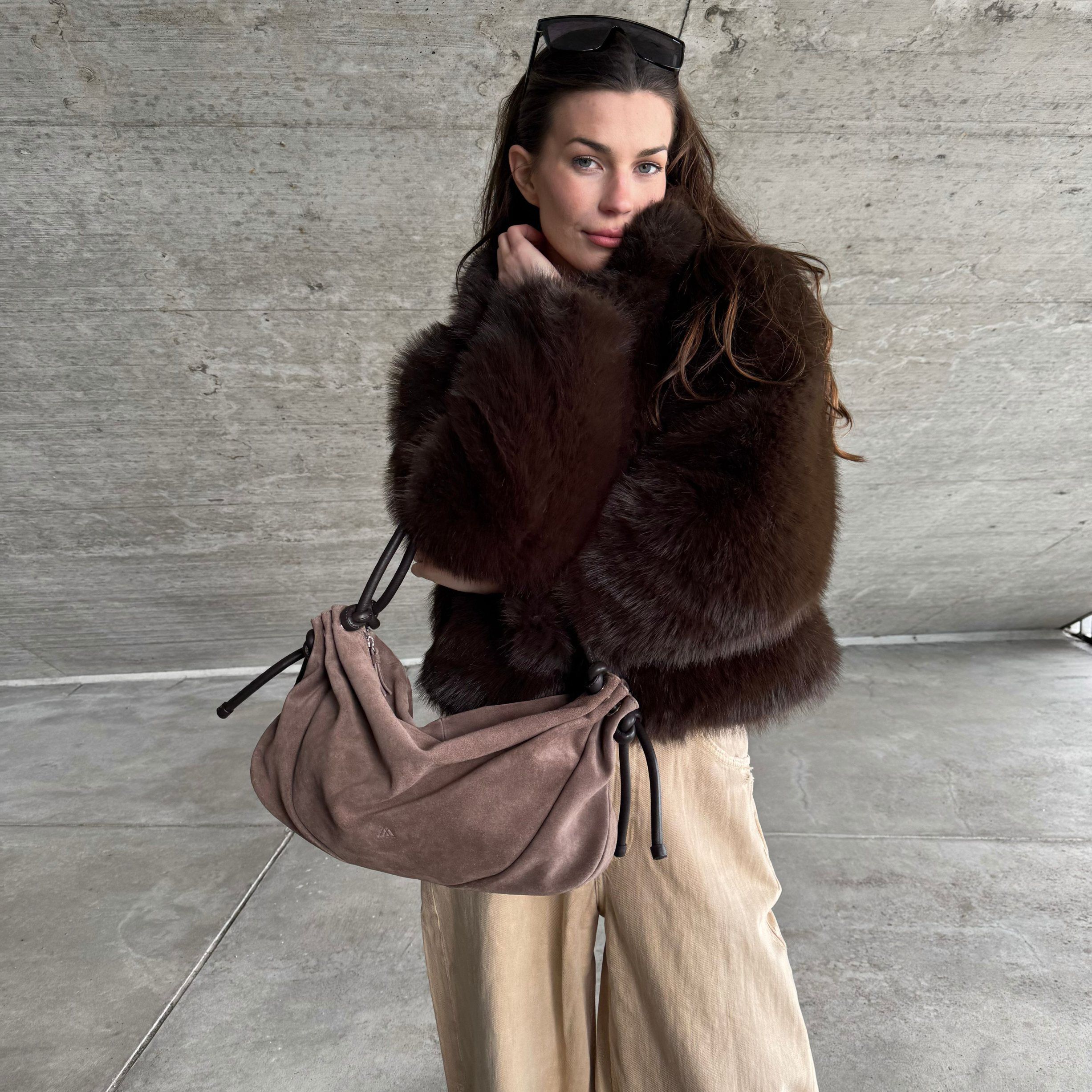 ReignMBG Bag, Suede