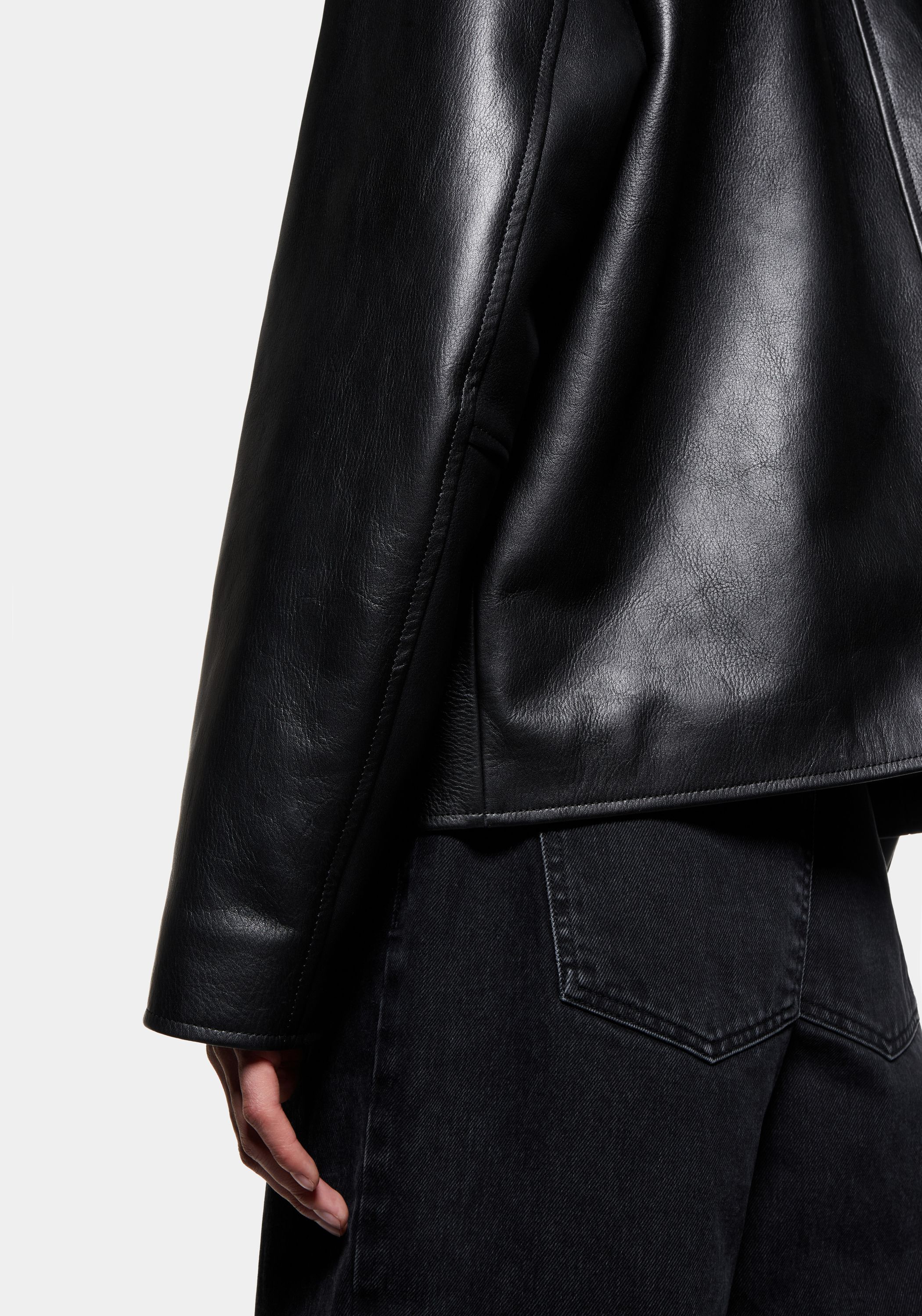 CROPPED LEATHER RIDER