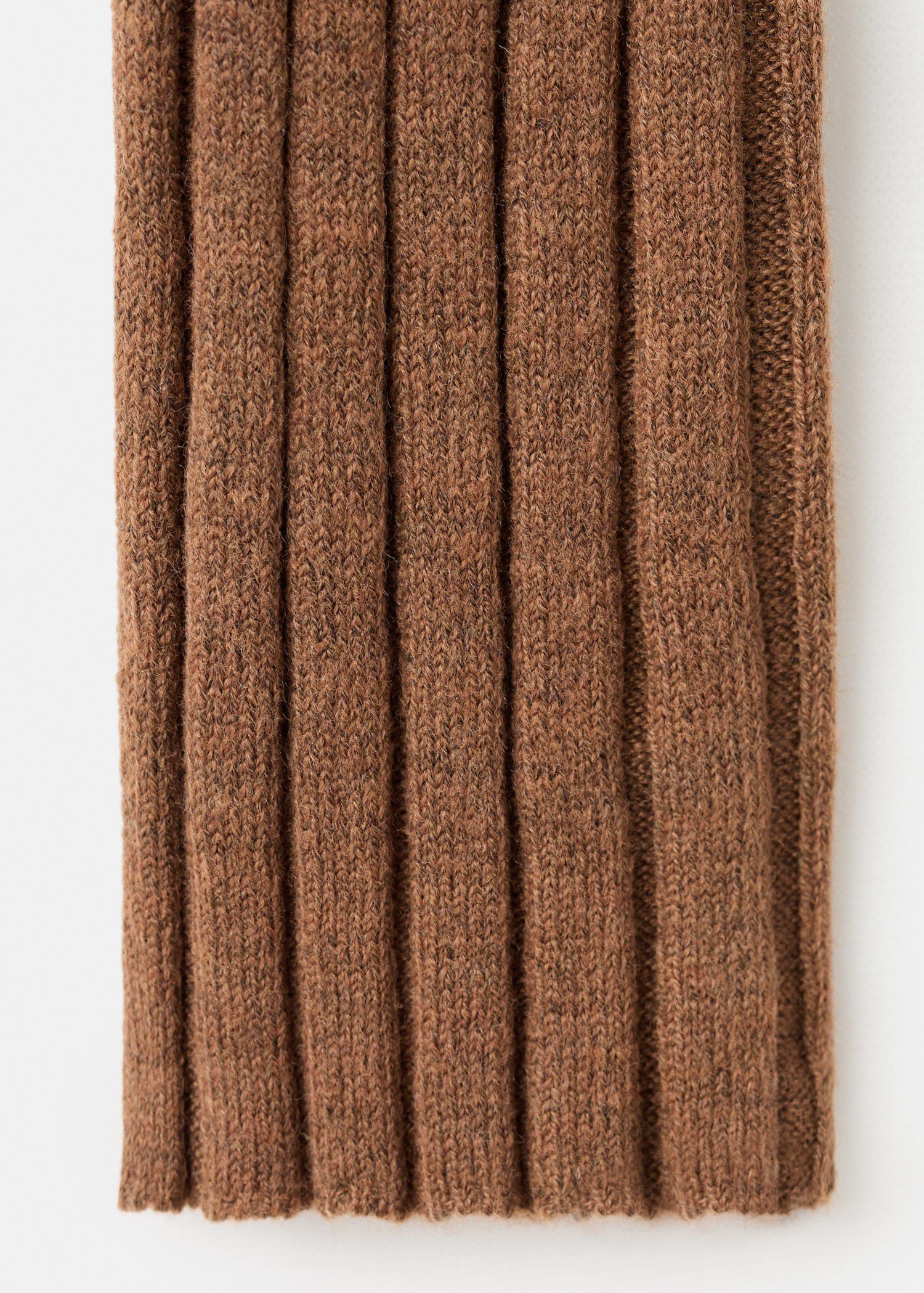 Fine rib knit cardigan