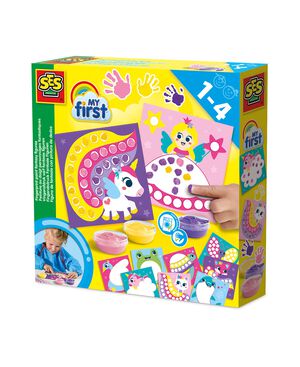 SES Creative - Min første - Fingermaling - Fantasi figurer