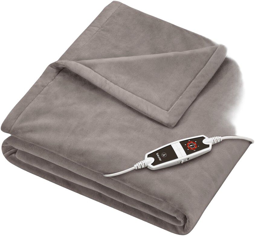 Beurer HD150 Ny Gr&aring;brun Varmeplaid 200x150cm
