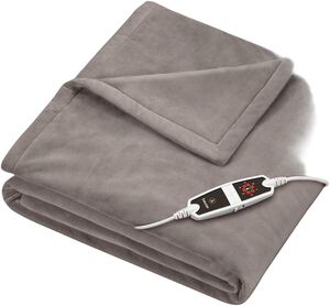 Beurer HD150 Ny Gr&aring;brun Varmeplaid 200x150cm