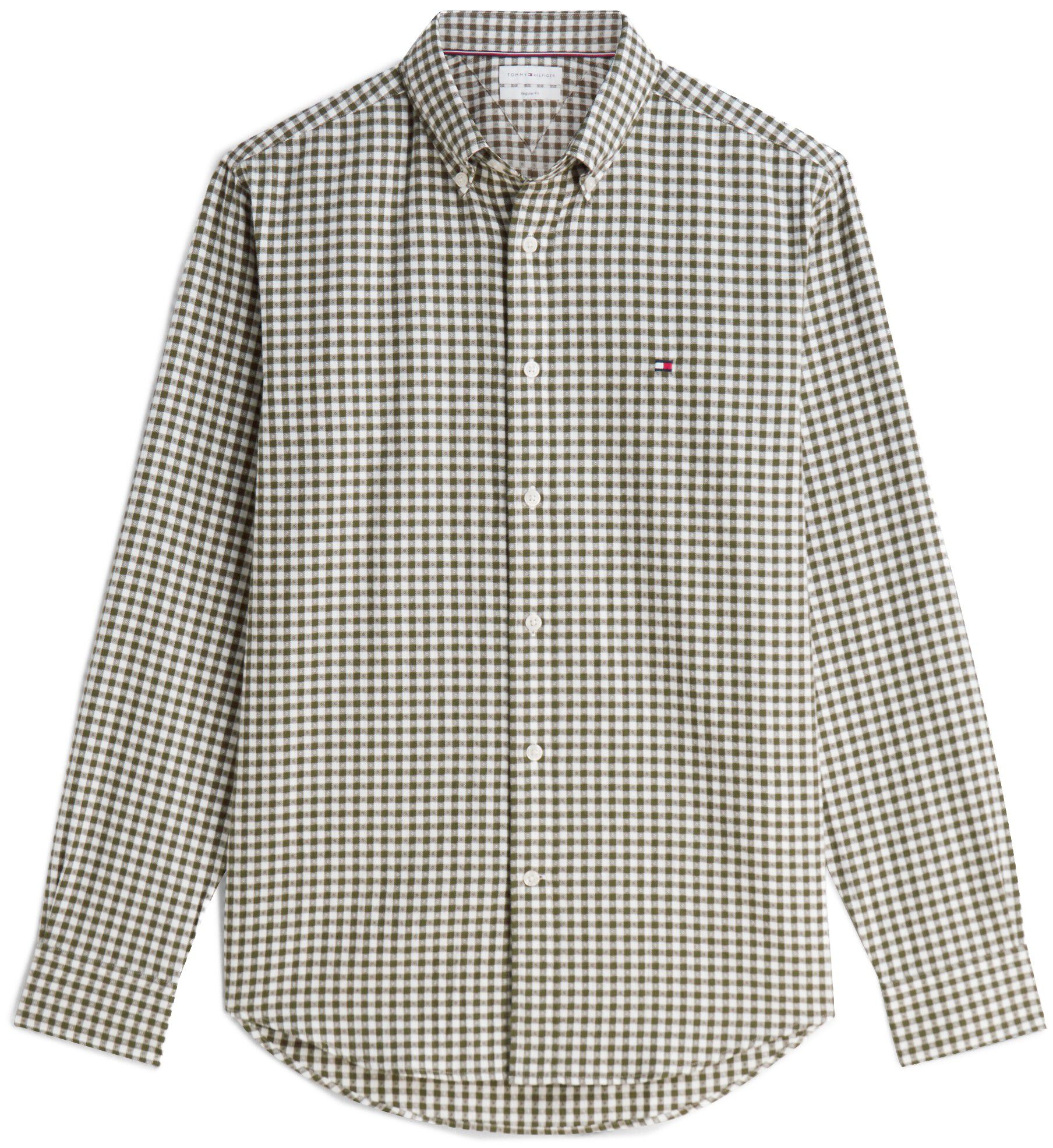 Regular Fit Gingham Dobby Flannel Shirt