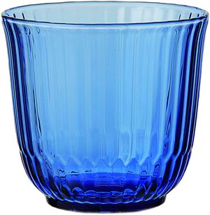 Waves vandglas blå 22 cl 2 stk