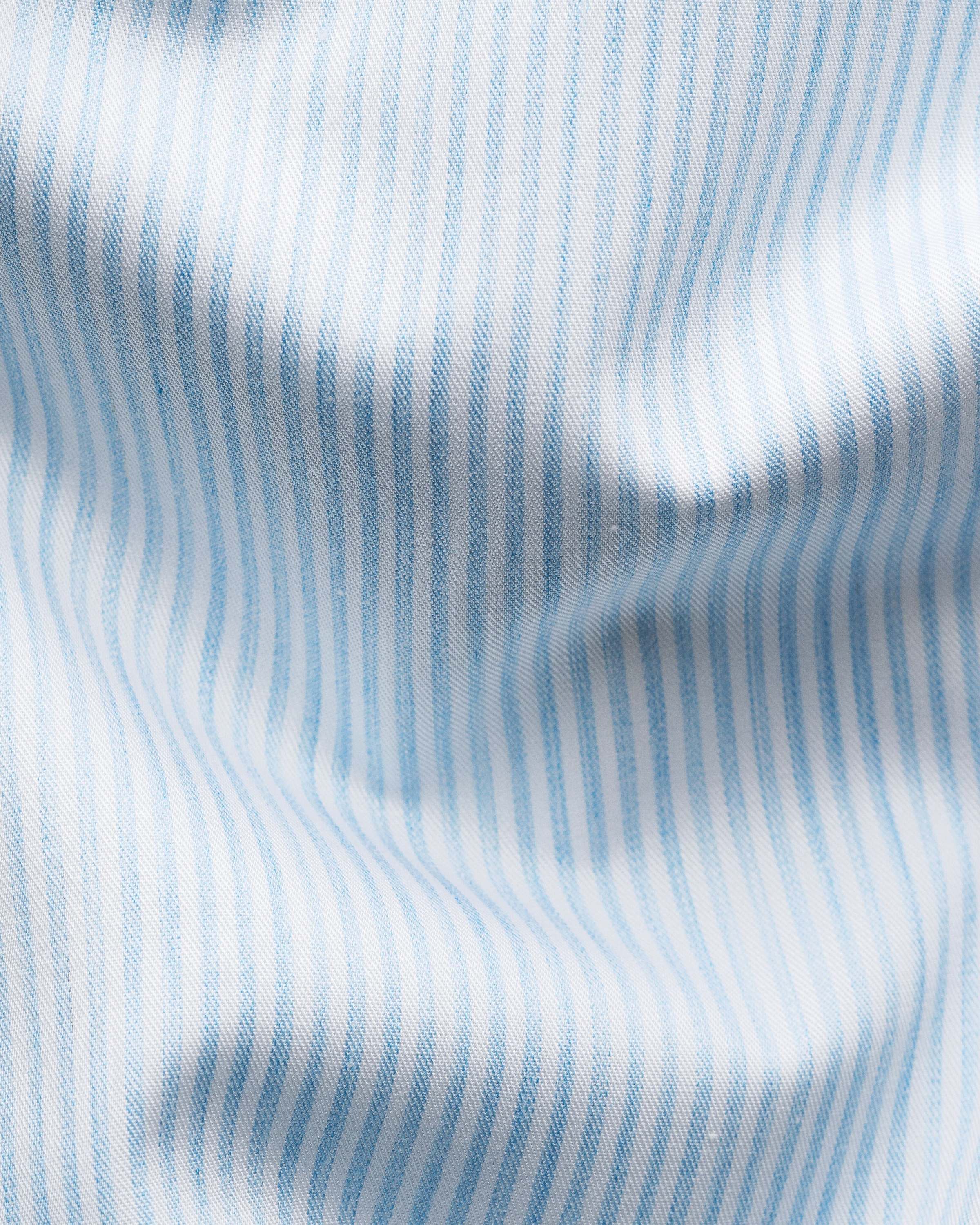 Contemporary Fit Striped Melange Twill Shirt