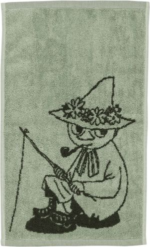 Moomin h. tw 30x50 Snufkin green GOTS