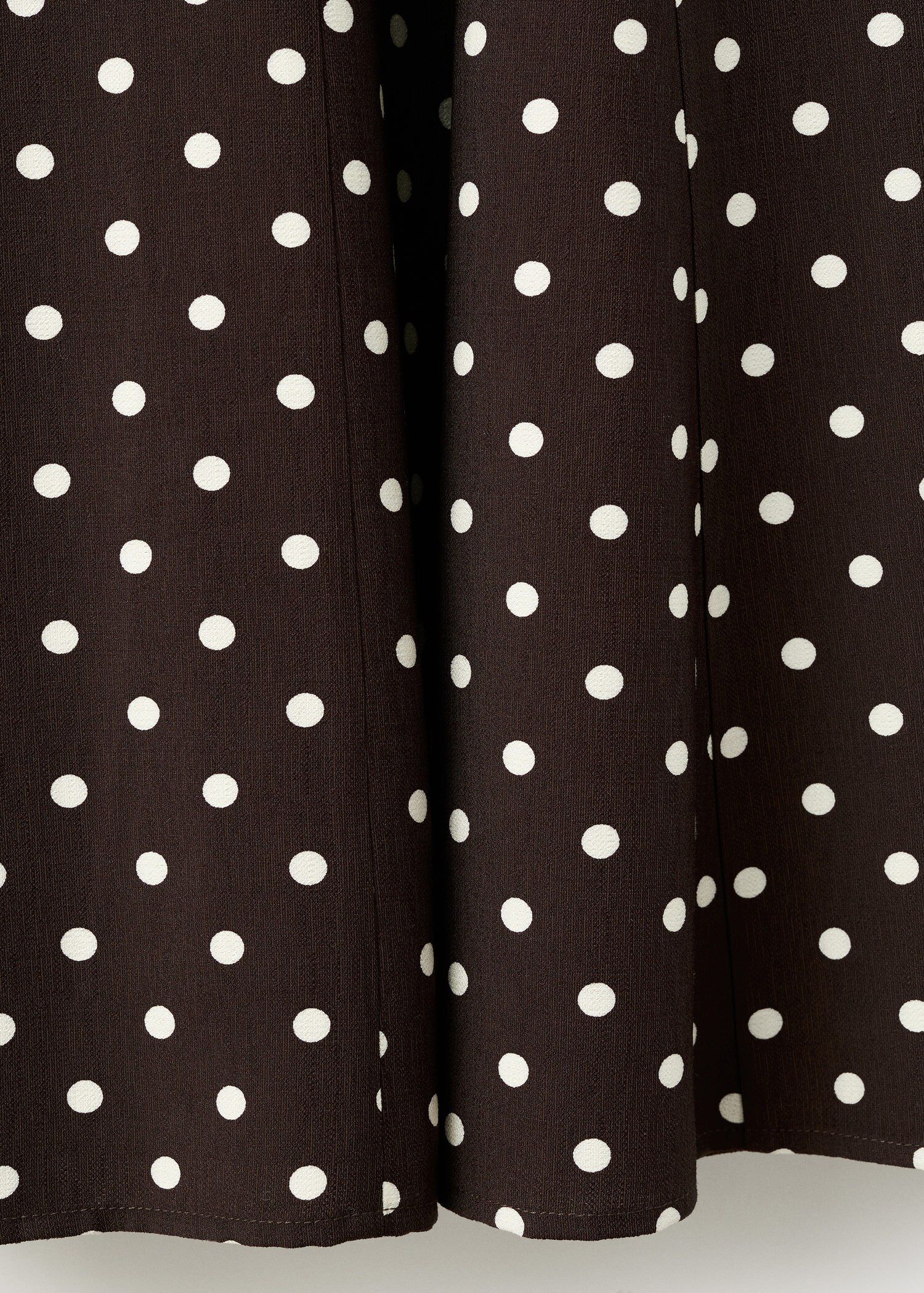 A-line polka dot dress