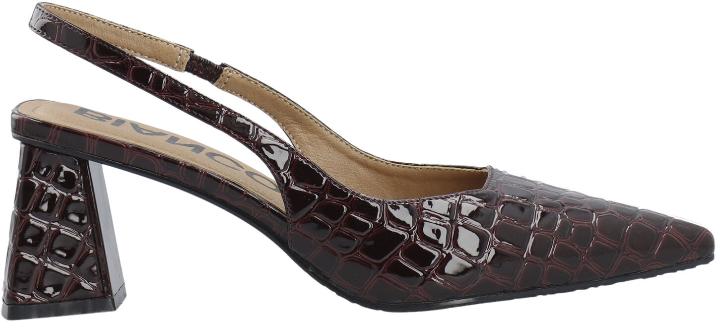 BIAMARALYN Slingback Croco Patent