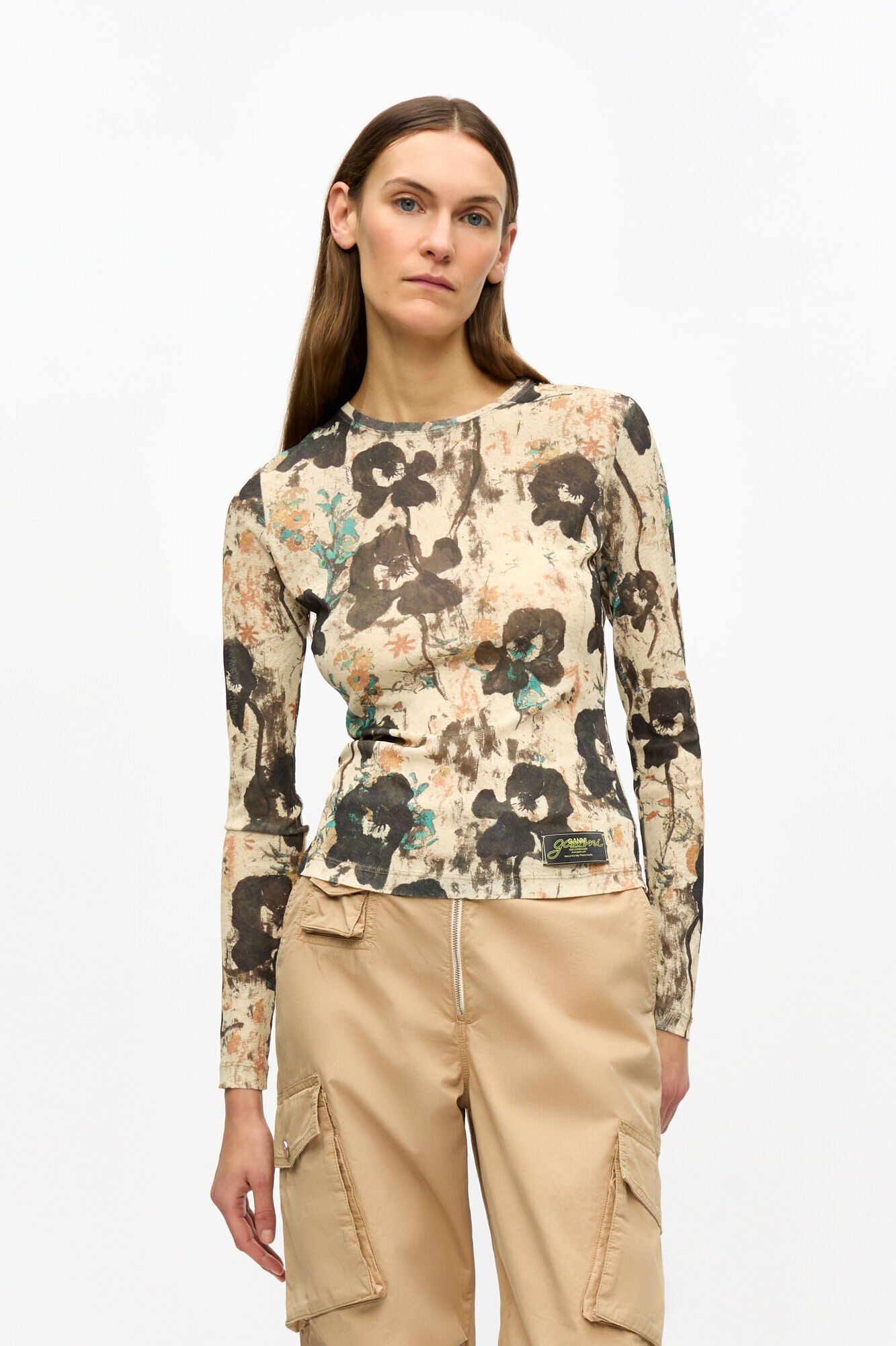 Washed Cotton Twill Pants