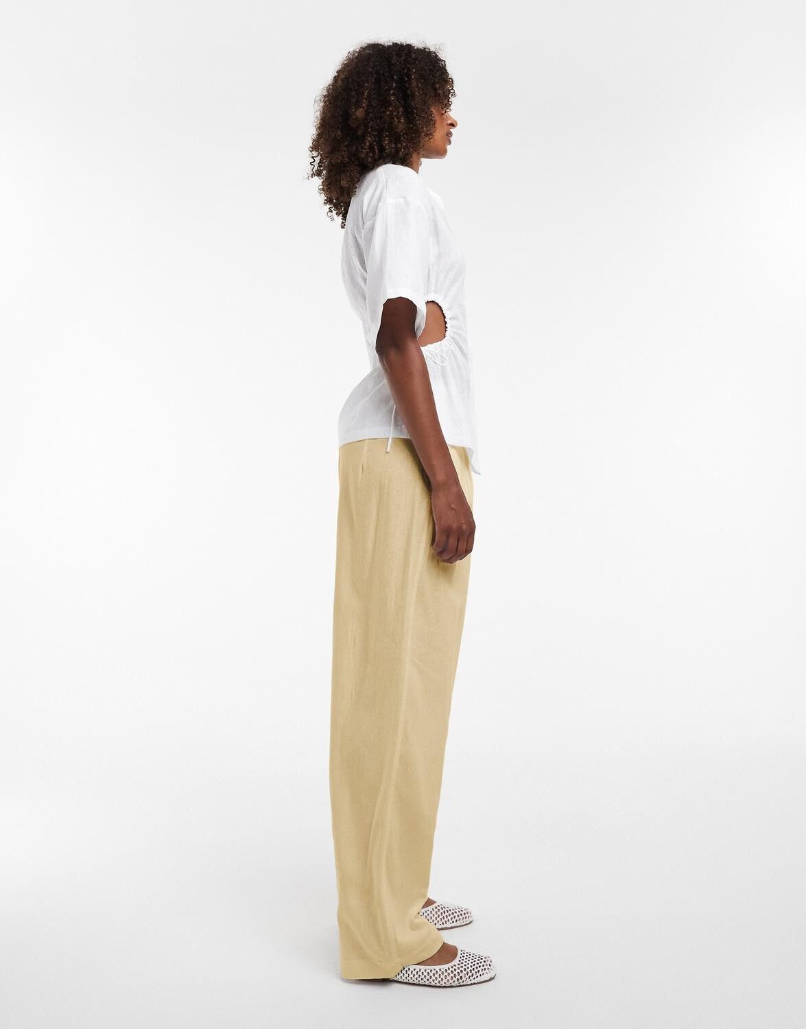 TSKATINA HR BARREL TROUSER WVN