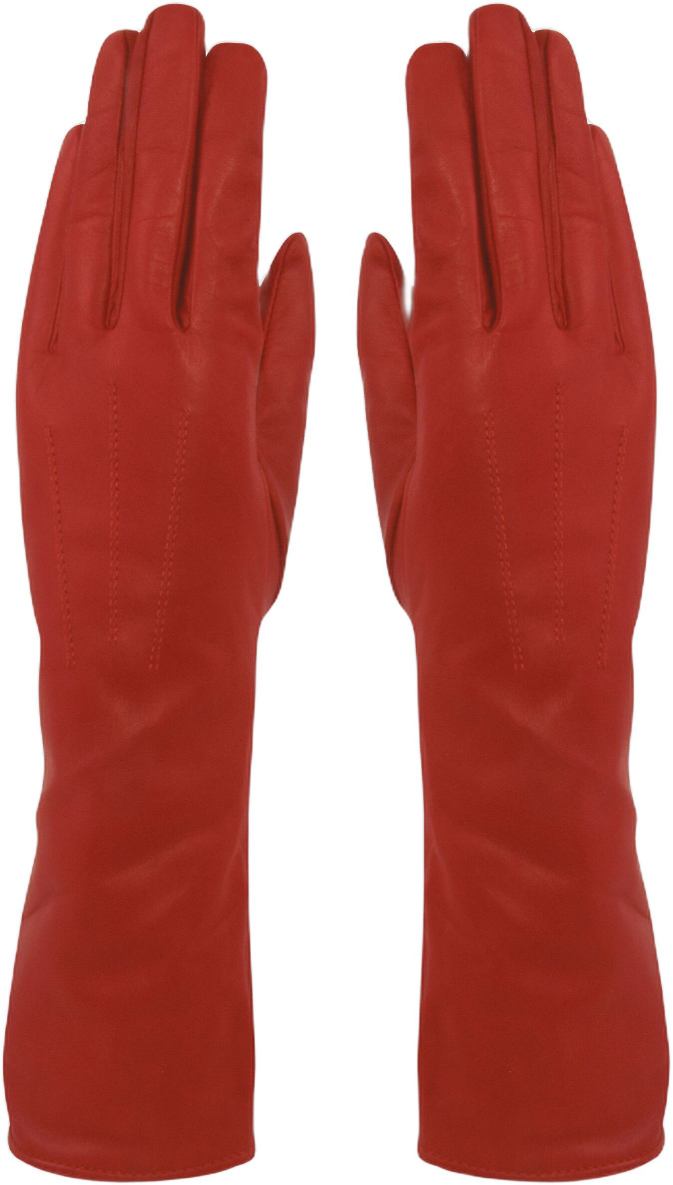 MJM Glove Francesca Long Leather Red