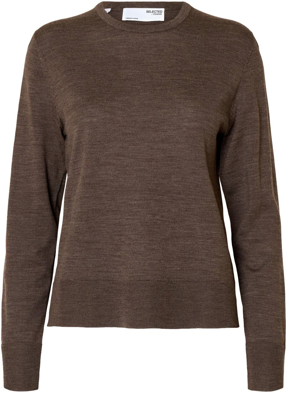 Slfthea Ls Knit Merino O-hals Noos