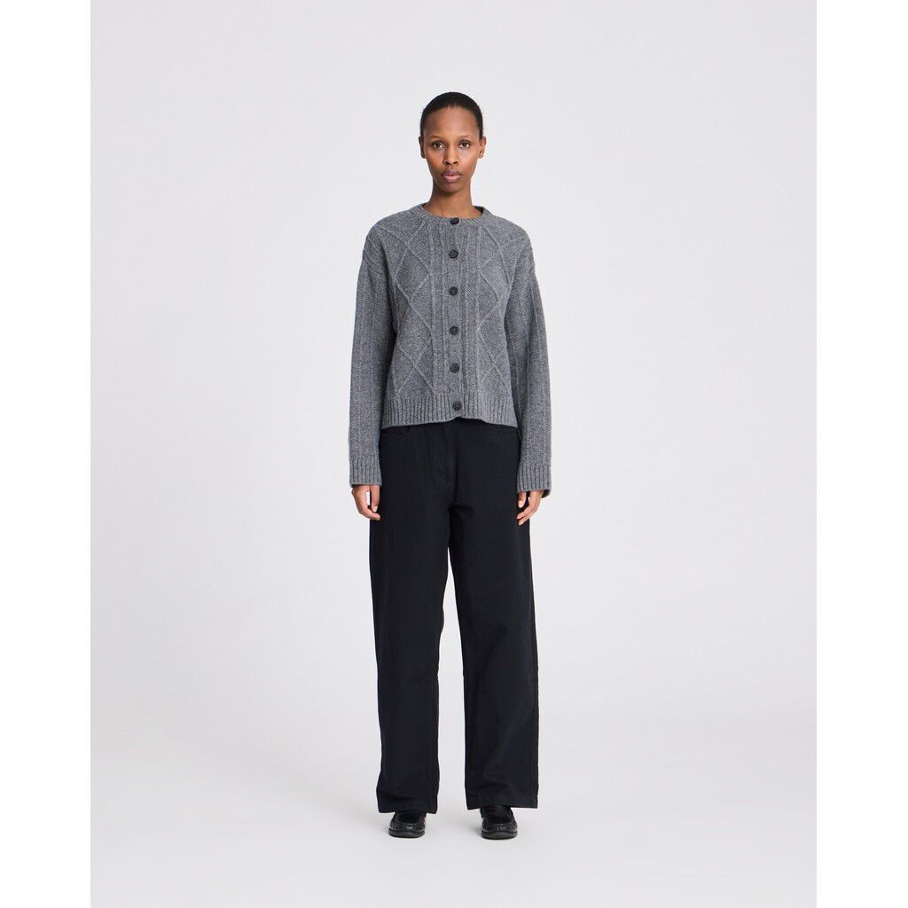 Cornelia L/S Cardigan Lambswool Knit