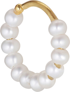 ROW | PEARL TWIST EARRING | GOLD PLATED