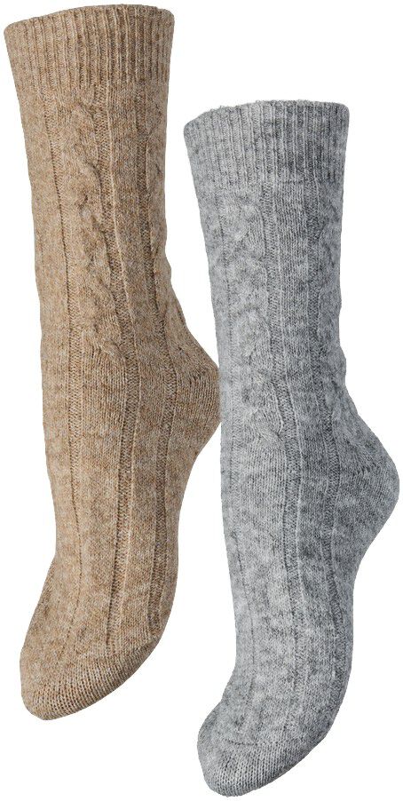 PCNONNA XMAS SOCKS 2 PACK FP BC