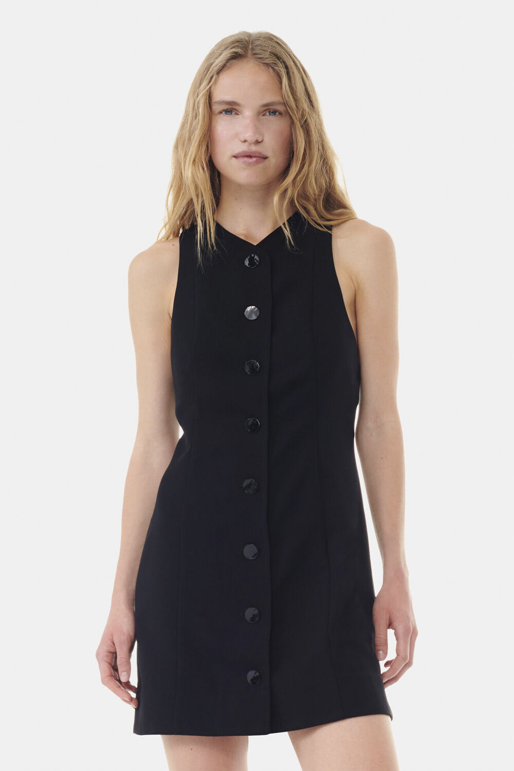 Light Twill Suiting Mini Dress