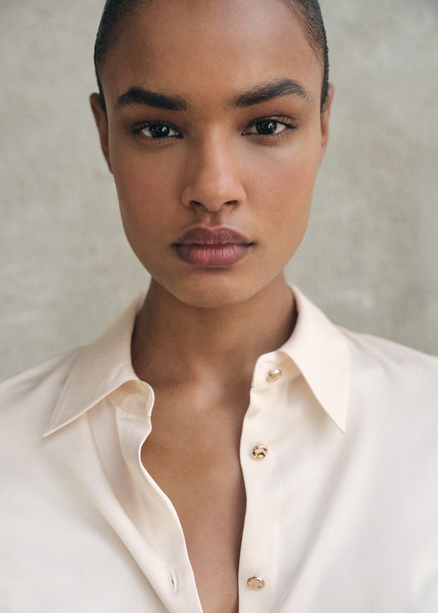 Satin finish flowy shirt